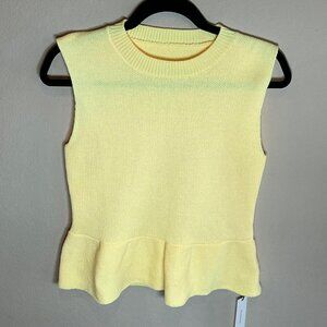 Commense Women's Yellow Top, Size XS